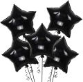 5 Pc Metallic Stars For Birthday Decorations Party & Birthday Items Birthday Celebration Birthday Decor - Metallic Foil Stars shining stars. 