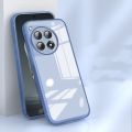 For OnePlus ACE3 Case Camera Protection Semi Transparent Soft Silicone Shockproof with Lens Protector Films for OnePlus ACE 3 5G Back Cover. 