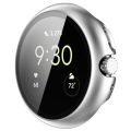 For Google Pixel Watch Tempered Glass Film PC Watch Case. 
