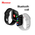 Microwear 007 Wireless Charging Smart Watch with Calling Feature. 