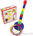 Ring Toss Game - Kids Ring Tower Quoits Game Indoor Sports and Games. 