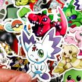 10/30/50Pcs/set Digimon Adventure Cartoon Anime Sticker For Decal Phone Case Kids Laptop Laptop Luggage Skateboard Suitcase. 