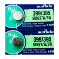 muRata 395 399 SR 927 SW SR927W COIN CELL / BATTERY FOR WRIST WATCHES MADE IN JAPAN. 