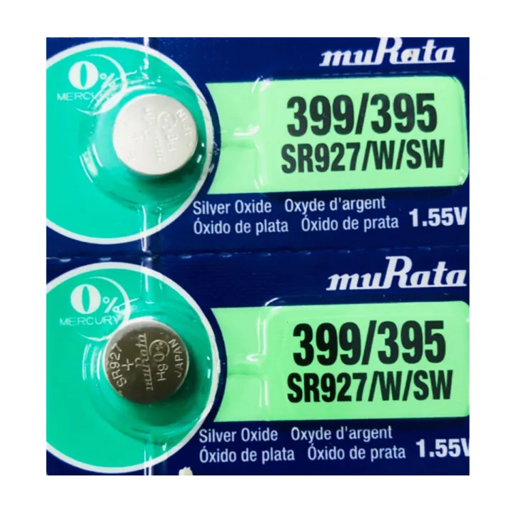 muRata%20395%20399%20SR%20927%20SW%20SR927W%20COIN%20CELL%20/%20BATTERY%20FOR%20WRIST%20WATCHES%20MADE%20IN%20JAPAN%20-%20Image%203