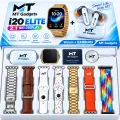 MT Smart Watch T900 Smart Watch / Ultra Big Screen 7 Straps SmartWatch - 2.09 Infinite Display - 49MM Dial Size - Built-in Games - Bluetooth Calling - Crown Working. 