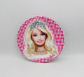 BARBIE THEME PAPER PLATES PACK OF 10 PAPER PLATES. 