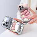 YYDS for Infinix Zero 30 4G Back Cover Cute Kuromi Case Cream Texture Wavy Edge Soft Silicone Mobile Cover. 