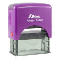 Shiny self inking stamps S-843 medium size printer with customize name and address  Online Stamp House. 
