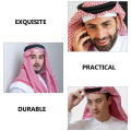 Traditional Arab Head Scarf Rope Versatile Men's Lightweight Arab Head Scarf Headband Embroidered Decorative Head Scarf Headband for Men Festivals Traditional events Arab-themed Parties Dance Performances Costume Occasions. 