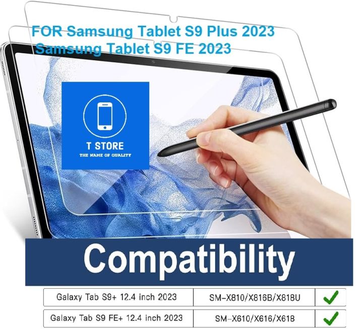 Samsung%20Galaxy%20Tab%20S7%20Plus%20/%20S8%20Plus%20/%20S9%20Plus%20/%20S10%20Plus%2012.4%20Screen%20Protector%209H%20Tempered%20Glass%20-%20Image%202