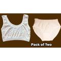 Pack of 2 (Small Underwear + blows ) - 100% Comfy Cotton Underwear + Blows for Girls/Women - Pack of 2. 