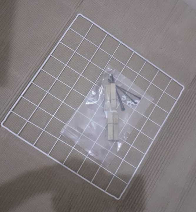 2%20pc%20Metal%20Mesh%20Grid%20Panel%20Photo%20Wall%20Decor%20Art%20Display%20Multi-Function%20Organizer%20Home%20-%20Image%203