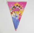 Princess Theme Flags Banner - 12 Inch Height - Buntings - Girls Theme - Pack Of 10 Buntings. 