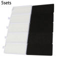 5 Sets Filter Sponge For IKOHS NETBOT S15 Robot Black + White Vacuum Cleaner Accessories Sweeper accessories Haipa sponge 11*5cm. 