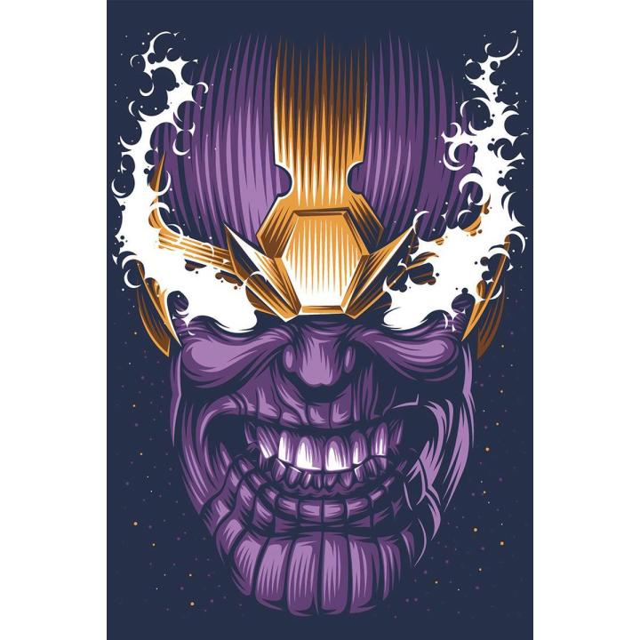 Thanos Avengers Infinity War by the Marvel MCU 2.0 Multiverse Fan Posters Vinyl Paper Quotes Vintage Posters Home Room Art Painting Wall Poster