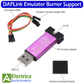 DAPLink Emulator Burner Support For HID Device SWD Download Keil MDK IAR Based On CMSIS-DAPLink Replace ST-Link V2 by Electrica. 