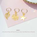 80Pcs Hair Jewelry Braid Accessories Decorations Metal Hair Ring. 