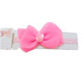Head band bow shape Tissue Flower vibrant colors Elastic Stretch Headband Head Wrap Hair Band Baby Headwear Pack. 