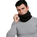 Winter Fleece Neck Warmer Tube Scarf Outdoor Double Layer Thermal Neck Gaiter- 1 Piece Neck Warmer Cold Weather Face Cover & Mask for Men & Women Winter Dual-Layered Fleece Neck Gaiter & Ski Tube Scarf (Black). 