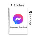 Messenger Screenshot diary in 4x6 inches with 30 pages of your choice with you photos as a album. 