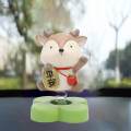 Bobbleheads Cute Car Dashboard Bobble Head Decoration, Animal Resin Ornament Shaking Head Toys for Car Vehicle Automobile Decor. 
