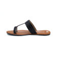 Shaheen Black Kolapuri Chappal for women And Girls KPBL111. 