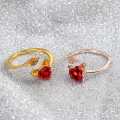 New Trendy Fashion Women Korean Rose Flower Adjustable Stylish Finger Rose Flower Ring For Girls Wedding Engagement Jewelry Gift | Birthday Gift, Rose Jewelry | Golden/silver/rose gold multicolor rings By HACHEM MALL. 