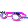 PC Children Eyelash Swimming Goggles New Anti-fog Waterproof Eyelash Goggles Silicone HD Swimming Goggles. 