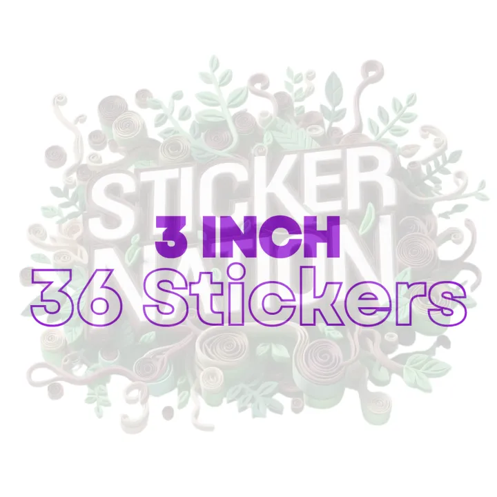 3 Inch Precut Stickers for Brand Logos, Product Labels & Thank You ...