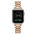 2 in 1 Bling Watch Strap + Case for Apple Watch Band Jam Tangan Tali Jam Series 6 5 4 3 2 1 SE Women Lady Diamond Band Strap for IWatch 6 44MM 40MM 42MM 38MM Stainless Steel Bracelet. 