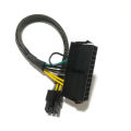 ATX PSU Standard 24Pin to 6P Power Supply Adapter Converter Cable For Dell 6PIN 7050 7080 3669 3050 5050 3668 Series Mainboard. 