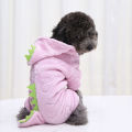 Pet Cat Clothes Puppy Dog Cat Funny Dinosaur Costume Winter Warm Plush Cat Coat Fleece Hoodies Sweater Small Dog Kitten Clothing. 