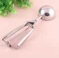 Stainless Steel Ice Cream Scoop,Easy Trigger Ice Cream Spoon Multi Function Ice Cream Tool Kitchen Accessories. 