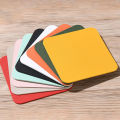 Round Cup Mat Colorful Durable Non-slip Placemats Coasters for Dining Table Round Square Cup Mats Mug Pads less Than Waterproof Placemat. 
