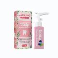 Jaysuing Fruit Toothpaste Fight Bleeding Gums Fresh Breath Stain Removal Whitening Pressing Toothpaste Teeth Oral Health Care. 