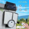 Waterproof IP65 Split Solar Flood Lights with Remote Control – Super Bright COB LED Outdoor Wall Lamps, 3 Lighting Modes Solar Powered Security Lights for Garden, Yard, Gate, Driveway, Balcony, Patio, Pathway, Fence & Outdoor Deco. 