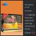 BANTO ANTI SCABIES SOAP BEST NATURALS REMEDY FOR SCABY KILLS MITES EXPORT QUALITY CONTROL ITCHING PURIFY THE SKIN PREVENT OUTBREAKS REDUCE PIMPLE SCARS, REDUCES EXCESS OIL CLEANS PORES REMOVES BLACKHEADS WITH POWER OF SULFER MINERALS 85GRAM. 