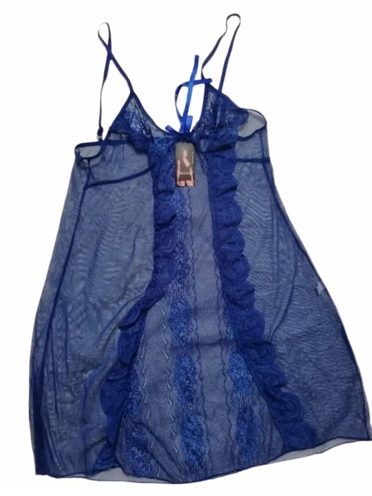 2%20Piece%20Set%20Lace%20Open%20Exposed%20Women%20Hot%20Sexy%20Girls%20Baby%20doll%20Nighty%20Dress%20-%20Image%207
