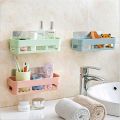 Kitchen Bathroom Organizer Wall Storage Rack Organizer Stick Type Shower Shelf Basket Bathroom Storage Shower Floor Storage. 