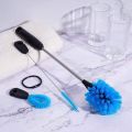 Stainless Steel Water Bottle Cleaning Brush Set,Long Handle Bottle Cleaner Set, Built for Narrow Neck Bottles. 