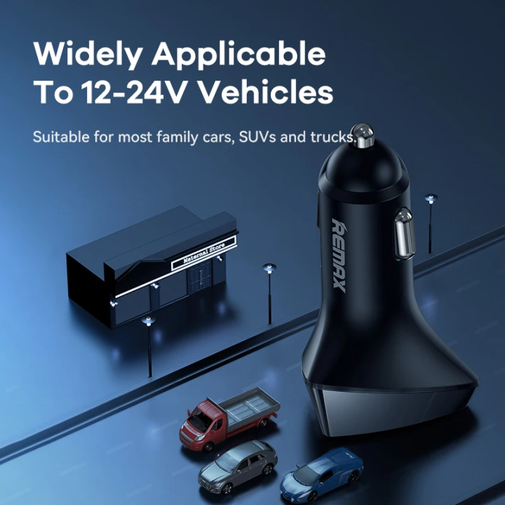 Remax%20Fast%20Car%20Charger%203-USB%20PD3.0%20QC3.0%20SCP%20FCP%20AFC,%203.1A%20Output,%20Multi-Port%20Intelligent%20USB%20Power%20Adapter,%20Fast%20Charging%20Car%20Plug%20for%20iPhone%20Samsung%20Xiaomi%20Huawei%20Oppo%20Android%20Devices%20-%20Image%207