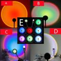 Remote Control RGB Sunset Lamp Projector 16 Colors Changing RGB | Mobile Photography Backgrounds Accessories Lighting Kit Wallpaper. 