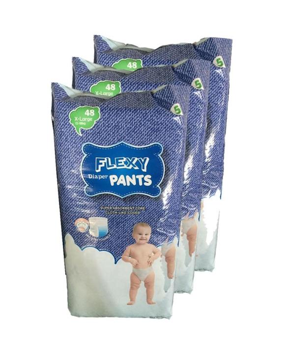 Pack Of 3 - Diaper Pants - XL (Size 5/Pant/12-18KG/48Pcs)