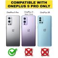 ONEPLUS 9 PRO Black Soft Silicon Back Cover Case. 