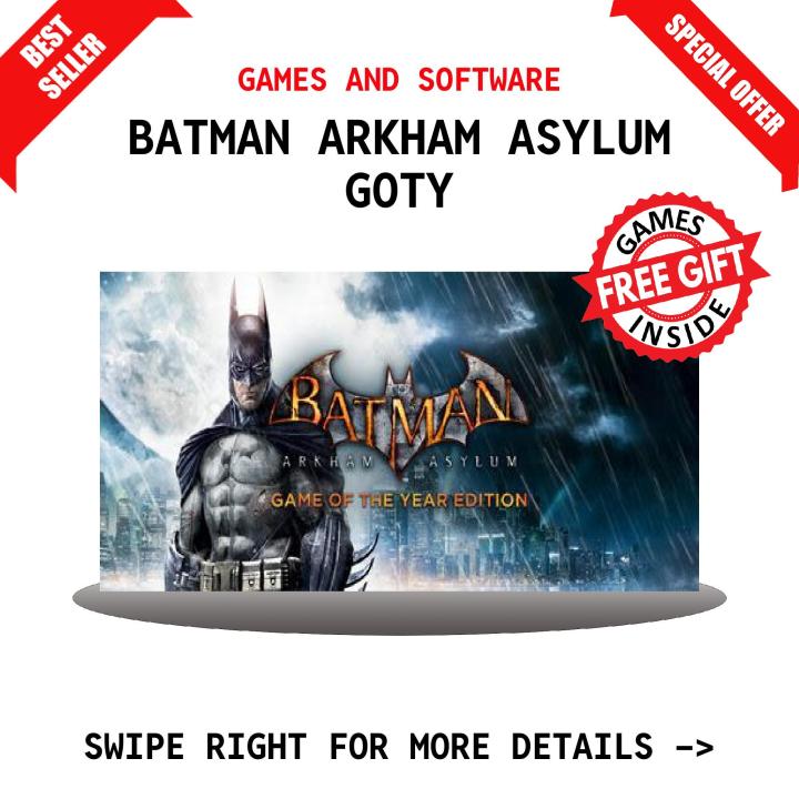 BATMAN ARKHAM ASYLUM GOTY - PC Game - Easy Installation Guide - GoogleDrive/MediaFire Download - QR Codes