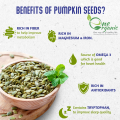 Pumpkin Seeds Kernels 200gm (Inside Green Seed) for Weight Loose and Many Health Benefits. 