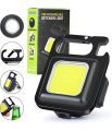 Multifunction Mini COB Rechargeable LED Keychain Light/ Flashlight. 