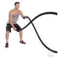 Battle Rope, 50 MM Diameter Poly Dacron 12M Length Exercise Equipment for Home Gym & Outdoor Workout, Battle Rope. 