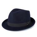 Men Winter Thick Warm Felt Fedora Hats Wool Gentleman Jazz Cap Homburg Male Classical Narrow Brim Top Hat. 