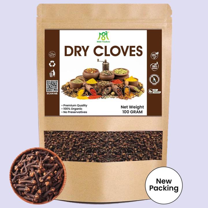 Natural Herbal Organic Clove Whole (Laung, Long) 100 Gram